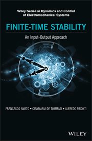 Finite-Time Stability: An Input-Output Approach cover image