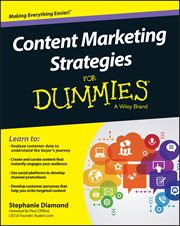 Content Marketing Strategies for Dummies cover image