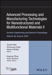 Advanced Processing and Manufacturing Technologies for Nanostructured and Multifunctional Materia cover image