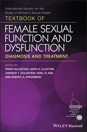 Textbook of Female Sexual Function and Dysfunction : Diagnosis and Treatment cover image