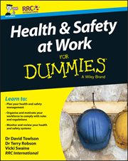 Health and Safety at Work for Dummies cover image