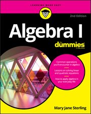Algebra I for Dummies cover image