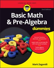 Basic Math & Pre-algebra for Dummies cover image