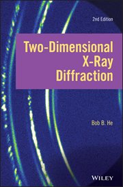 Two-dimensional X-ray Diffraction cover image