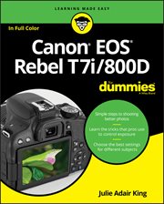 Canon EOS Rebel T7i/800D for Dummies cover image