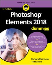 Photoshop Elements 2018 for Dummies cover image
