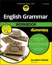English Grammar Workbook for Dummies cover image