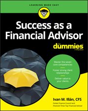 Success as a Financial Advisor for Dummies cover image