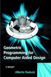 Geometric Programming for Computer Aided Design cover image