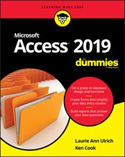 Access 2019 for Dummies cover image