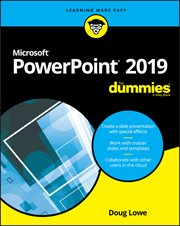PowerPoint 2019 for Dummies cover image