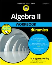 Algebra II Workbook for Dummies cover image