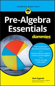 Pre-Algebra Essentials for Dummies cover image