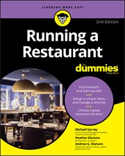 Running a Restaurant for Dummies cover image