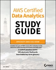 AWS Certified Data Analytics Study Guide : Specialty (DAS-C01) Exam cover image