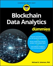 Blockchain Data Analytics for Dummies cover image
