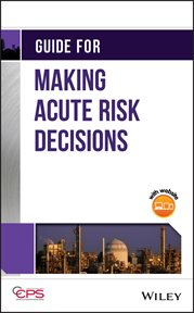 Guide for Making Acute Risk Decisions cover image