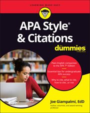 APA Style & Citations for Dummies cover image