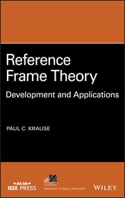 Reference Frame Theory : Development and Applications cover image