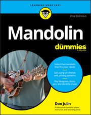 Mandolin for Dummies cover image