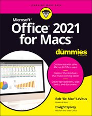 Office 2021 for Macs for Dummies cover image