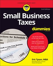 Small Business Taxes for Dummies cover image