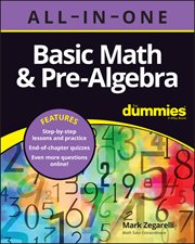 Basic Math & Pre-Algebra All-in-One for Dummies cover image
