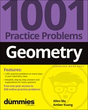 Geometry: 1001 Practice Problems for Dummies cover image