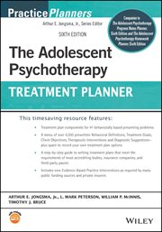The Adolescent Psychotherapy Treatment Planner cover image