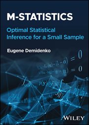 M-statistics : Optimal Statistical Inference for a Small Sample cover image