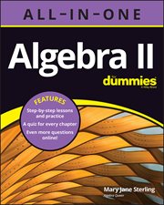 Algebra II All-in-One for Dummies cover image