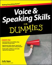 Voice and Speaking Skills for Dummies cover image