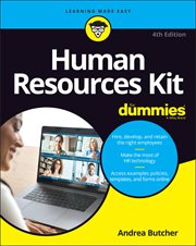 Human Resources Kit for Dummies cover image