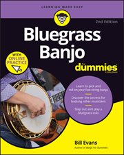 Bluegrass Banjo for Dummies cover image