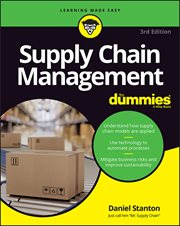 Supply Chain Management for Dummies cover image