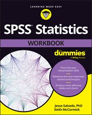 SPSS Statistics Workbook for Dummies cover image