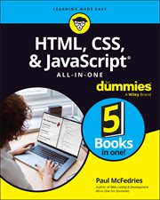 HTML, CSS, & JavaScript All-in-One for Dummies cover image