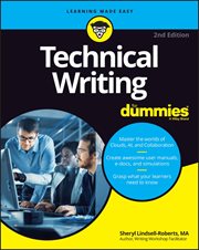 Technical Writing for Dummies cover image