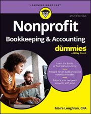Nonprofit Bookkeeping & Accounting for Dummies cover image