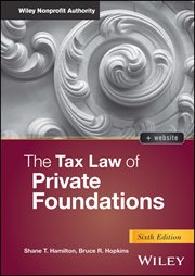 The Tax Law of Private Foundations cover image