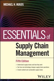 Essentials of Supply Chain Management cover image
