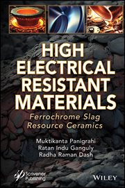 High Electrical Resistant Materials : Ferrochrome Slag Resource Ceramics cover image