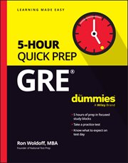 GRE 5-Hour Quick Prep for Dummies cover image
