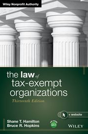 The Law of Tax-Exempt Organizations cover image