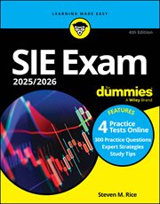 Sie Exam 2025/2026 for Dummies : Securities Industry Essentials Exam Prep + Practice Tests + Flashcards Online cover image