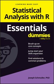 Statistical Analysis With R Essentials for Dummies cover image