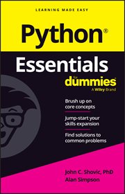 Python Essentials for Dummies cover image