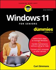 Windows 11 for Seniors for Dummies cover image