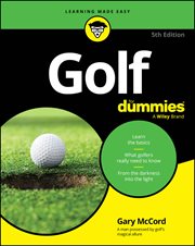 Golf for Dummies cover image