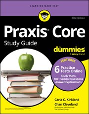 Praxis Core Study Guide for Dummies cover image